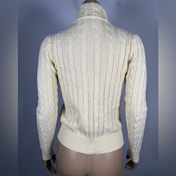 Ralph Lauren Sport  Cable Knit Zip-Up Sweater - Picture 5 of 9